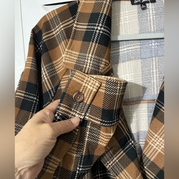 LOVE MAVEN WOMEN'S MEMORIES JACKET BROWN LIGHT FABRIC SIZE L - Picture 6 of 16